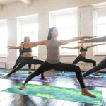 Tie Dye Yoga Mat Towel with Slip-Resistant Grip Dots - fashion$ense-6263