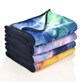 Tie Dye Yoga Mat Towel with Slip-Resistant Grip Dots - fashion$ense-6263
