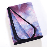 Tie Dye Yoga Mat Towel with Slip-Resistant Grip Dots - fashion$ense-6263