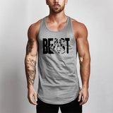 Summer Brand Fitness Tank Top Men Bodybuilding 2021 Gyms Clothing Fitness Men Shirt slim fit Vests Mesh Singlets Muscle Tops - fashion$ense-6263