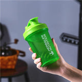 Sport Shaker Bottle 400ML Whey Protein Powder Mixing Bottle Sport Fitness Gym Shaker Outdoor Portable Plastic Drink Bottle - fashion$ense-6263