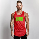 Summer Brand Fitness Tank Top Men Bodybuilding 2021 Gyms Clothing Fitness Men Shirt slim fit Vests Mesh Singlets Muscle Tops - fashion$ense-6263