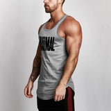 Summer Brand Fitness Tank Top Men Bodybuilding 2021 Gyms Clothing Fitness Men Shirt slim fit Vests Mesh Singlets Muscle Tops - fashion$ense-6263