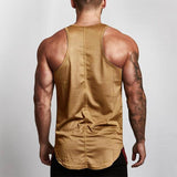 Summer Brand Fitness Tank Top Men Bodybuilding 2021 Gyms Clothing Fitness Men Shirt slim fit Vests Mesh Singlets Muscle Tops - fashion$ense-6263