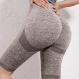 Sports Pants Fitness Yoga Pants Women Body Sculpting Belly Pants Tight Breathable Quick-drying Sexy High Waist Running Workout - fashion$ense-6263