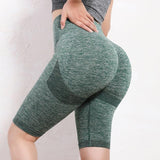 Sports Pants Fitness Yoga Pants Women Body Sculpting Belly Pants Tight Breathable Quick-drying Sexy High Waist Running Workout - fashion$ense-6263