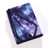 Tie Dye Yoga Mat Towel with Slip-Resistant Grip Dots - fashion$ense-6263