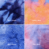 Tie Dye Yoga Mat Towel with Slip-Resistant Grip Dots - fashion$ense-6263