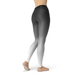 Jean Black White Ombre Leggings - fashion$ense-6263