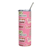 Stainless steel tumbler - fashion$ense-6263