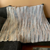 Reversible “V” Stitch Crochet Blanket