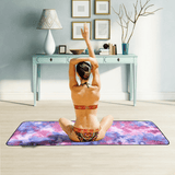 Tie Dye Yoga Mat Towel with Slip-Resistant Grip Dots - fashion$ense-6263