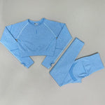 Women Tracksuit High Waist Leggings - fashion$ense-6263