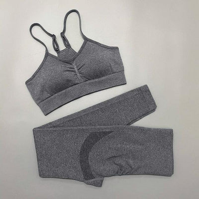 Women Tracksuit High Waist Leggings - fashion$ense-6263