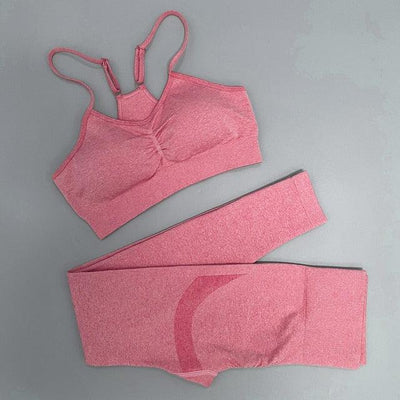 Women Tracksuit High Waist Leggings - fashion$ense-6263