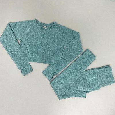 Women Tracksuit High Waist Leggings - fashion$ense-6263