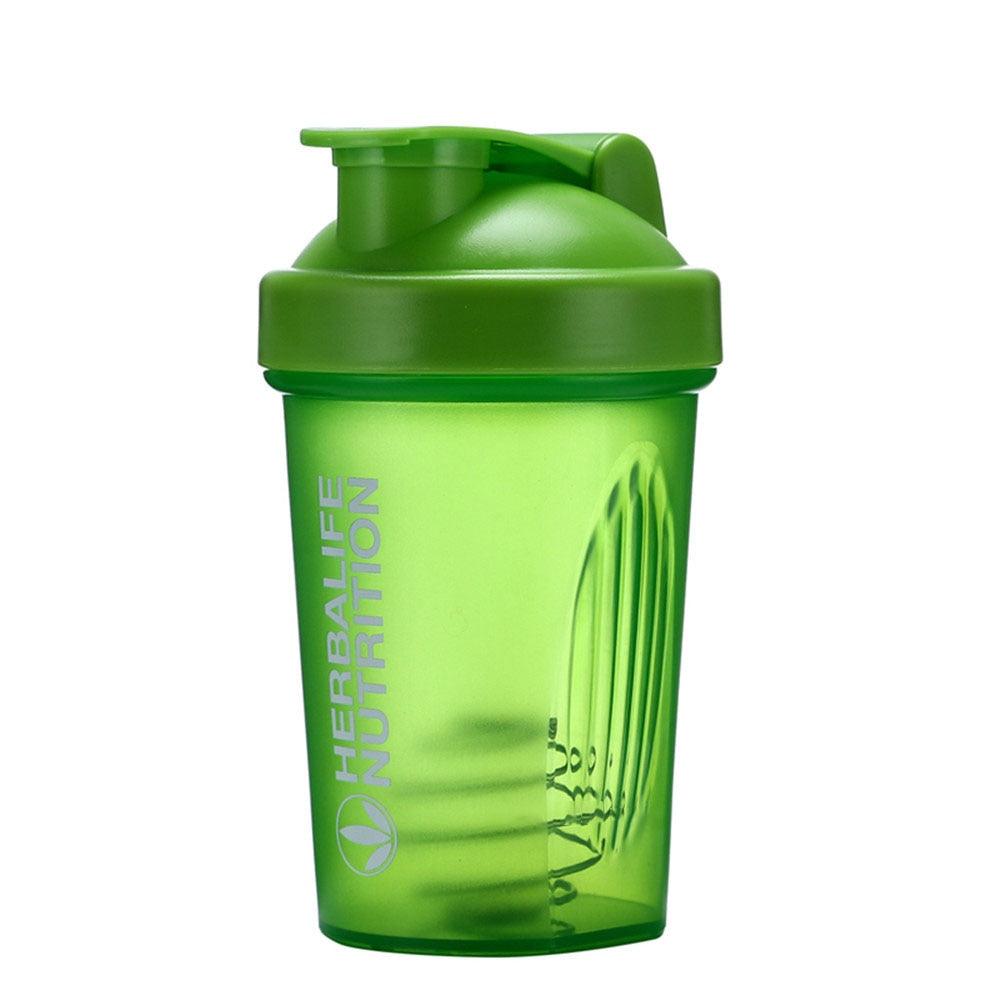 Sport Shaker Bottle 400ML Whey Protein Powder Mixing Bottle Sport Fitness Gym Shaker Outdoor Portable Plastic Drink Bottle - fashion$ense-6263