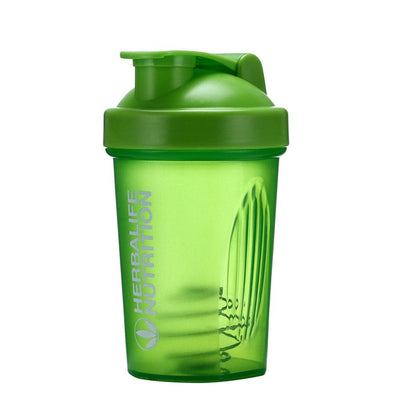Sport Shaker Bottle 400ML Whey Protein Powder Mixing Bottle Sport Fitness Gym Shaker Outdoor Portable Plastic Drink Bottle - fashion$ense-6263