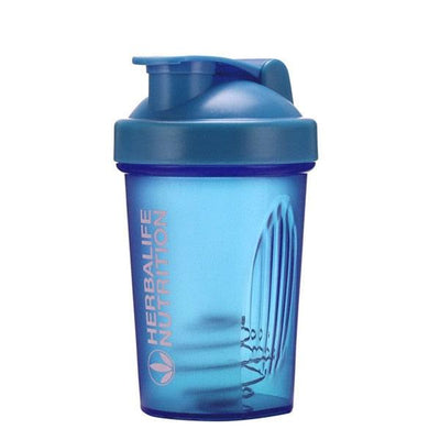 Sport Shaker Bottle 400ML Whey Protein Powder Mixing Bottle Sport Fitness Gym Shaker Outdoor Portable Plastic Drink Bottle - fashion$ense-6263