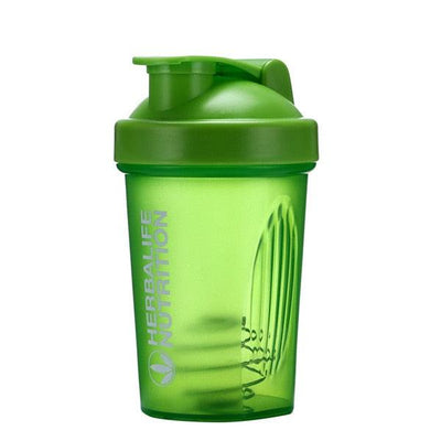 Sport Shaker Bottle 400ML Whey Protein Powder Mixing Bottle Sport Fitness Gym Shaker Outdoor Portable Plastic Drink Bottle - fashion$ense-6263