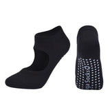 Women High Quality Pilates Socks Anti-Slip Breathable Backless Yoga Socks Ankle Ladies Ballet Dance Sports Socks for Fitness Gym - fashion$ense-6263