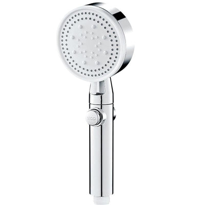 Shower Head Water Saving Black 5 Mode Adjustable High Pressure Shower One-key Stop Water Massage Eco Shower Bathroom Accessories - fashion$ense-6263