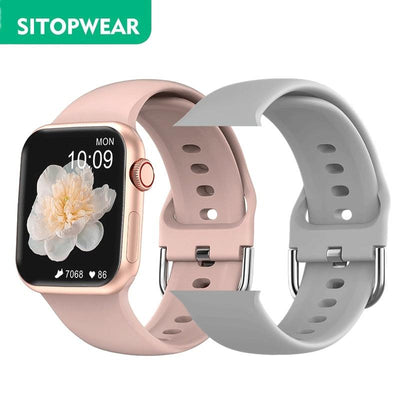 SitopWear Smart Watch 2022 Wireless Charging Smartwatch Bluetooth Calls Watches Men Women Fitness Bracelet Custom Watch Face - fashion$ense-6263