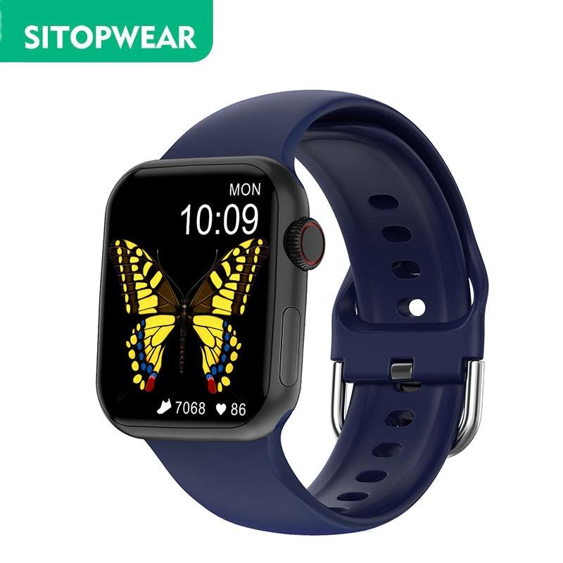 SitopWear Smart Watch 2022 Wireless Charging Smartwatch Bluetooth Calls Watches Men Women Fitness Bracelet Custom Watch Face - fashion$ense-6263