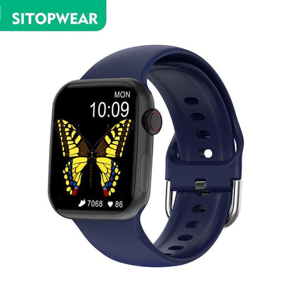SitopWear Smart Watch 2022 Wireless Charging Smartwatch Bluetooth Calls Watches Men Women Fitness Bracelet Custom Watch Face - fashion$ense-6263