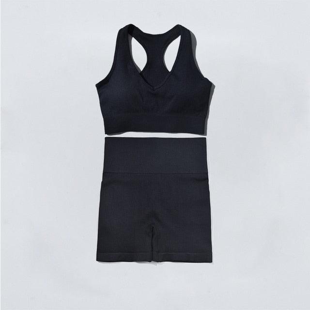 Seamless Yoga Set Sports Tracksuit - fashion$ense-6263