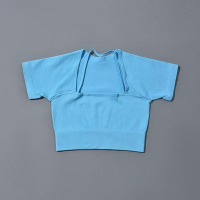 Seamless Yoga Set Sports Tracksuit - fashion$ense-6263