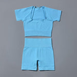 Seamless Yoga Set Sports Tracksuit - fashion$ense-6263