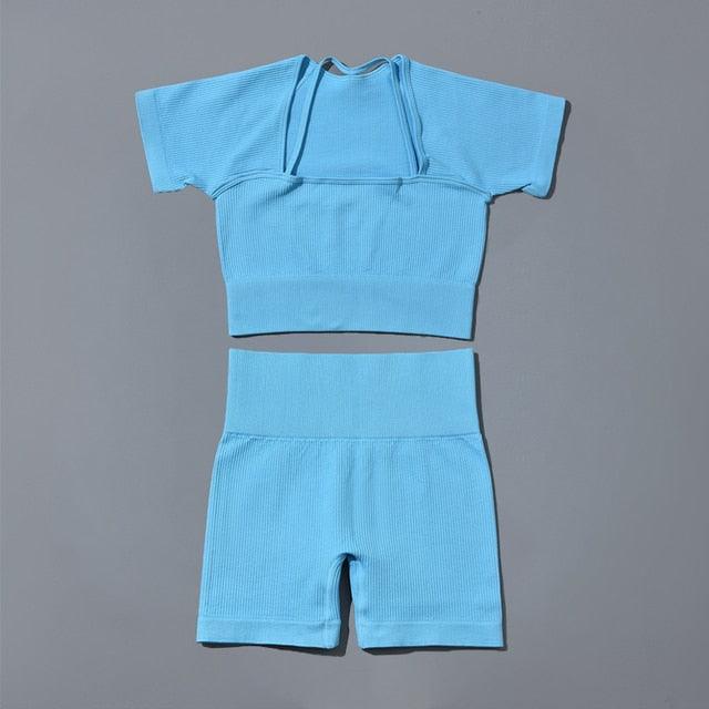 Seamless Yoga Set Sports Tracksuit - fashion$ense-6263