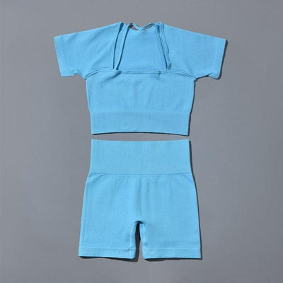 Seamless Yoga Set Sports Tracksuit - fashion$ense-6263
