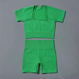 Seamless Yoga Set Sports Tracksuit - fashion$ense-6263