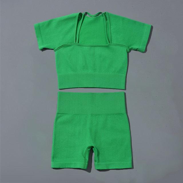 Seamless Yoga Set Sports Tracksuit - fashion$ense-6263