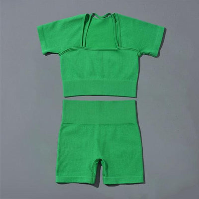 Seamless Yoga Set Sports Tracksuit - fashion$ense-6263