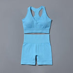 Seamless Yoga Set Sports Tracksuit - fashion$ense-6263