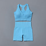 Seamless Yoga Set Sports Tracksuit - fashion$ense-6263