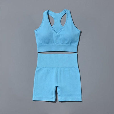 Seamless Yoga Set Sports Tracksuit - fashion$ense-6263