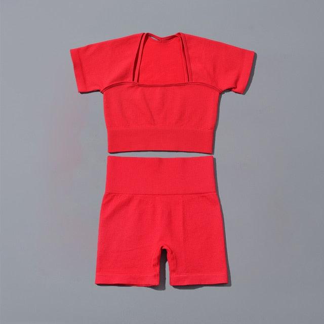Seamless Yoga Set Sports Tracksuit - fashion$ense-6263