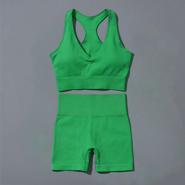 Seamless Yoga Set Sports Tracksuit - fashion$ense-6263