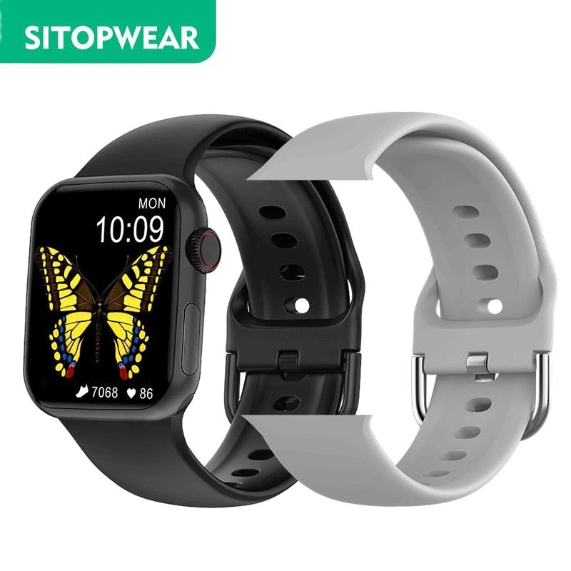 SitopWear Smart Watch 2022 Wireless Charging Smartwatch Bluetooth Calls Watches Men Women Fitness Bracelet Custom Watch Face - fashion$ense-6263