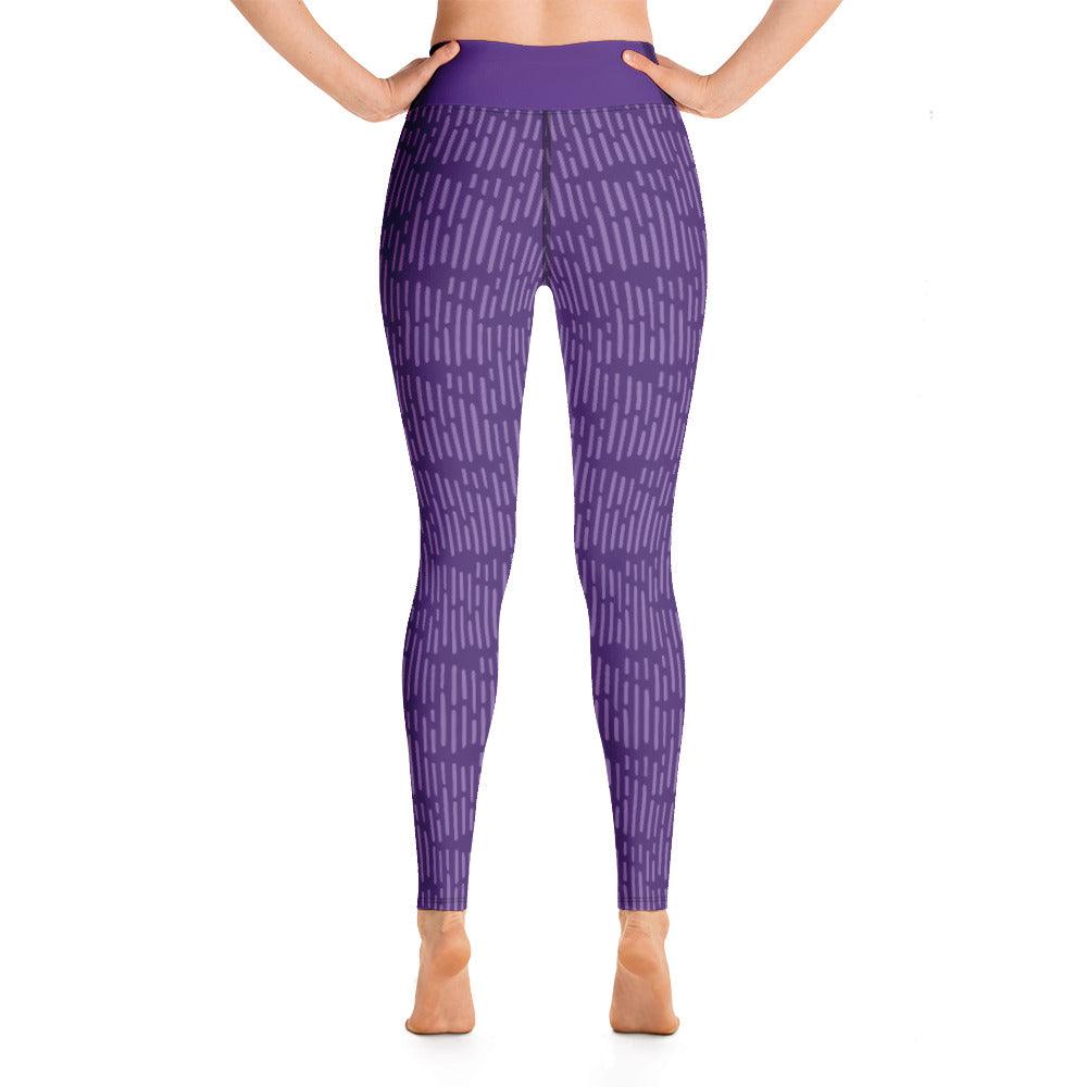 Purple Yoga Leggings - fashion$ense-6263