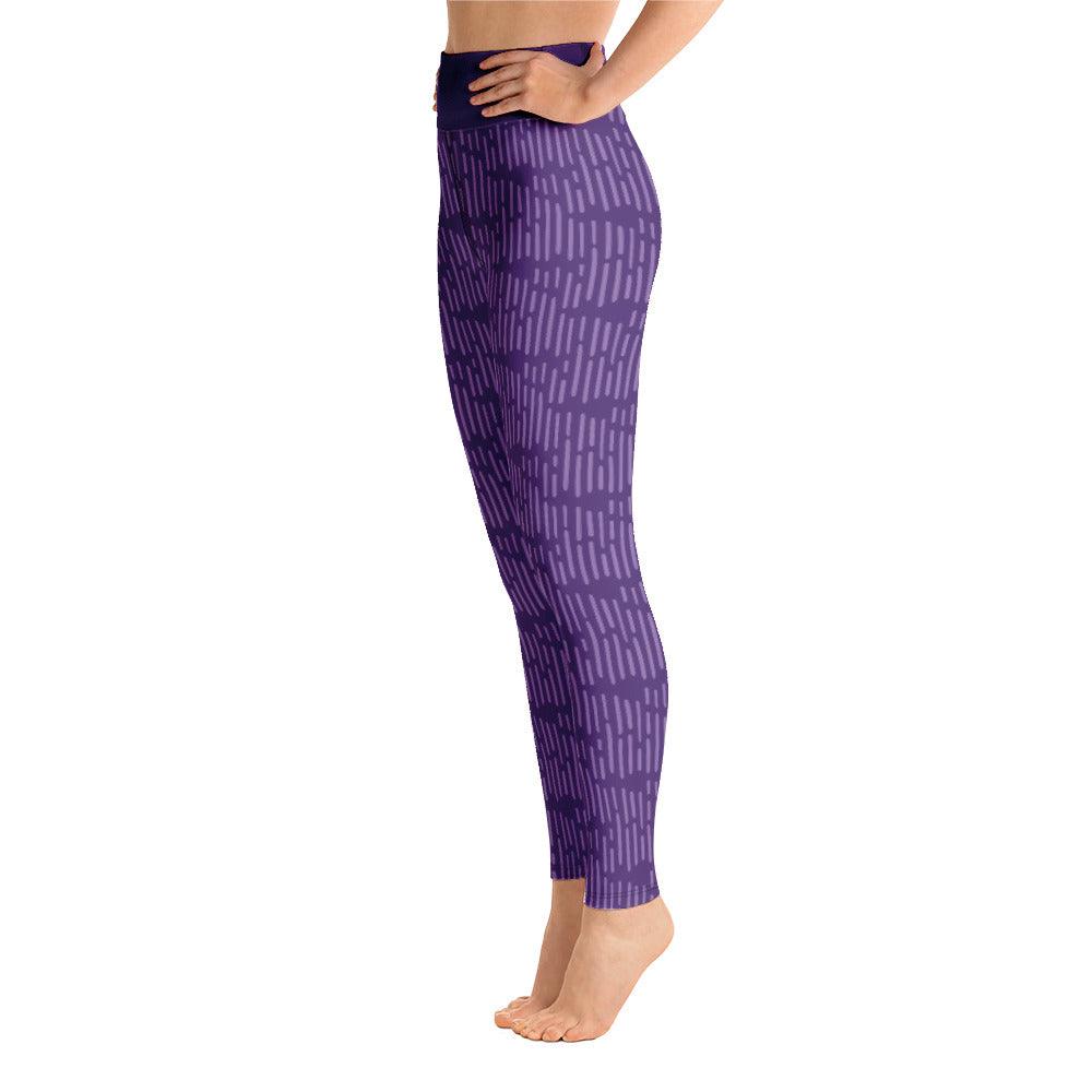 Purple Yoga Leggings - fashion$ense-6263