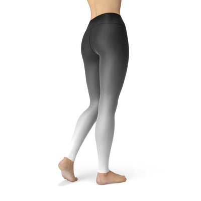Jean Black White Ombre Leggings - fashion$ense-6263