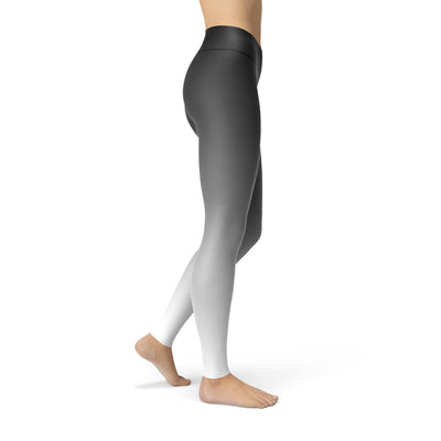 Jean Black White Ombre Leggings - fashion$ense-6263