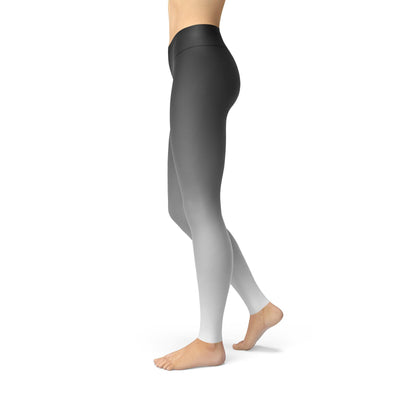Jean Black White Ombre Leggings - fashion$ense-6263