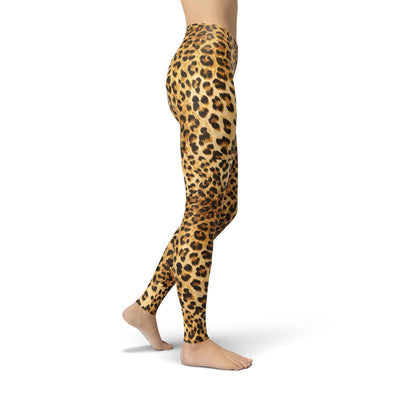 Jean Leopard Print Leggings - fashion$ense-6263