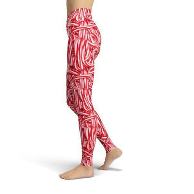 Jean Real Candy Canes Leggings - fashion$ense-6263